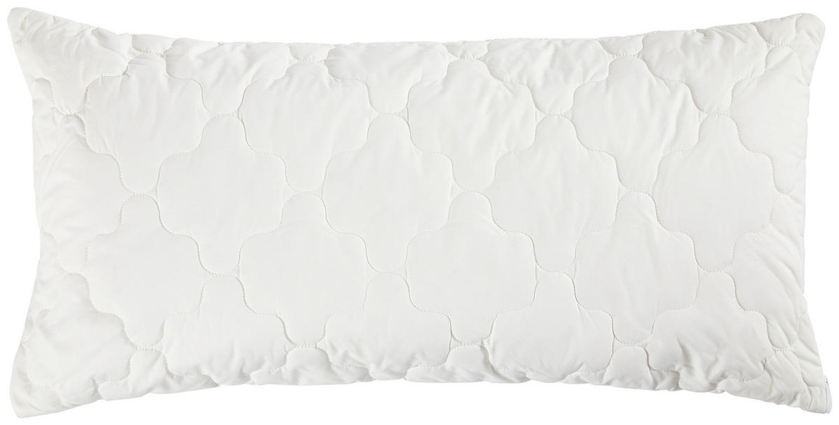 KOPFPOLSTER 40/80 cm  GOTS  - Weiß, Textil (40/80cm) - Bio:Vio