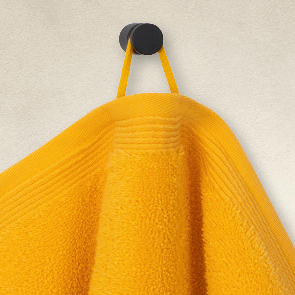 DUSCHTUCH Superwuschel 80/150 cm  - Gelb, Basics, Textil (80/150cm) - Moeve