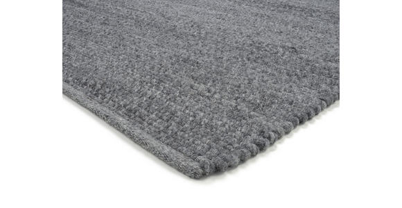 HANDWEBTEPPICH 170/240 cm Helsinki  - Anthrazit, Basics, Textil (170/240cm) - Linea Natura