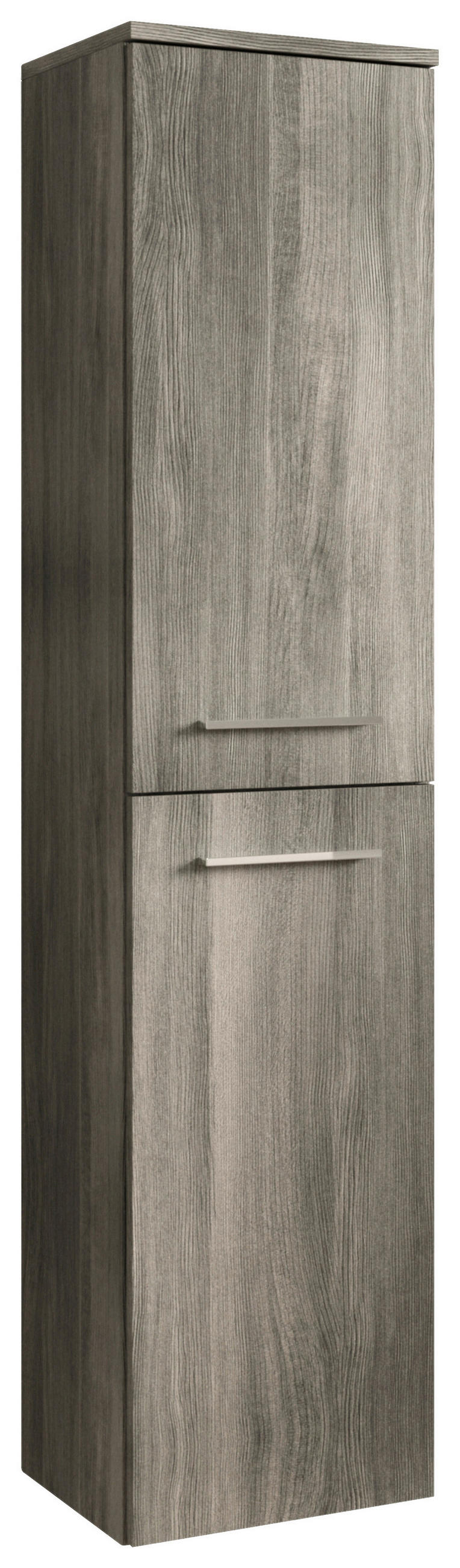 MIDISCHRANK 30/136/31 cm  - Chromfarben/Grau, MODERN, Holzwerkstoff/Kunststoff (30/136/31cm) - MID.YOU