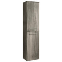 MIDISCHRANK 30/136/31 cm  - Chromfarben/Grau, MODERN, Holzwerkstoff/Kunststoff (30/136/31cm) - MID.YOU