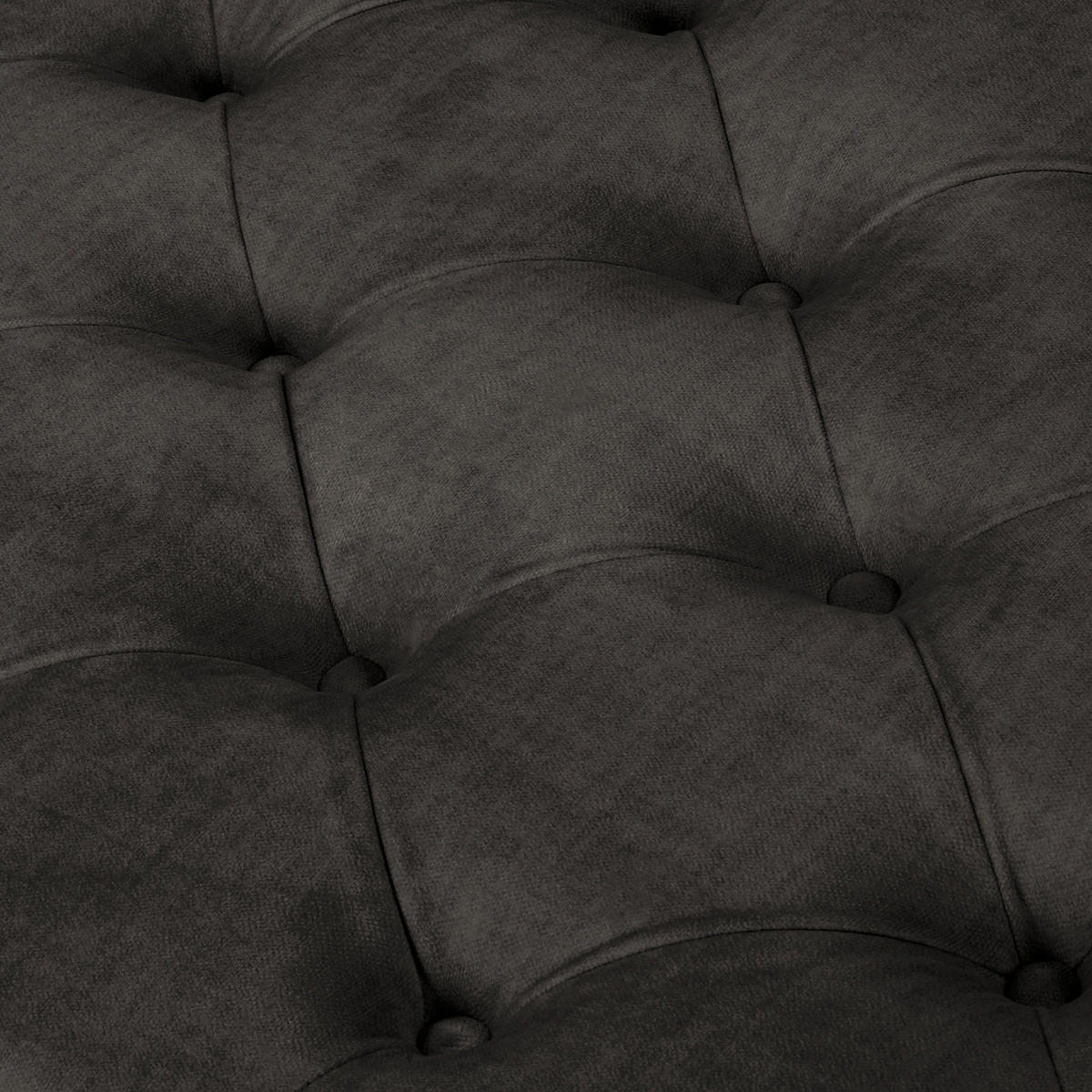 HOCKER in Textil Anthrazit  - Anthrazit/Braun, Design, Holz/Textil (96/35/62cm) - P & B