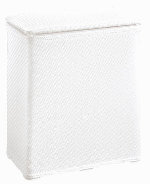 WÄSCHESAMMLER - Weiß, Basics, Kunststoff (48/55/27cm) - Kleine Wolke