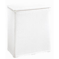 WÄSCHESAMMLER - Weiß, Basics, Kunststoff (48/55/27cm) - Kleine Wolke