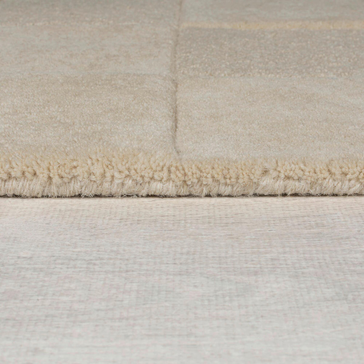 HANDWEBTEPPICH 60/230 cm CHECKERBOARD Naturfarben  - Naturfarben, KONVENTIONELL, Textil (60/230cm)