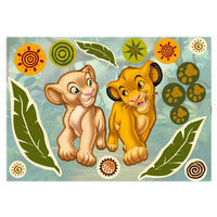 DEKOSTICKER  - Klar/Gelb, LIFESTYLE, Kunststoff (50/70cm) - Komar