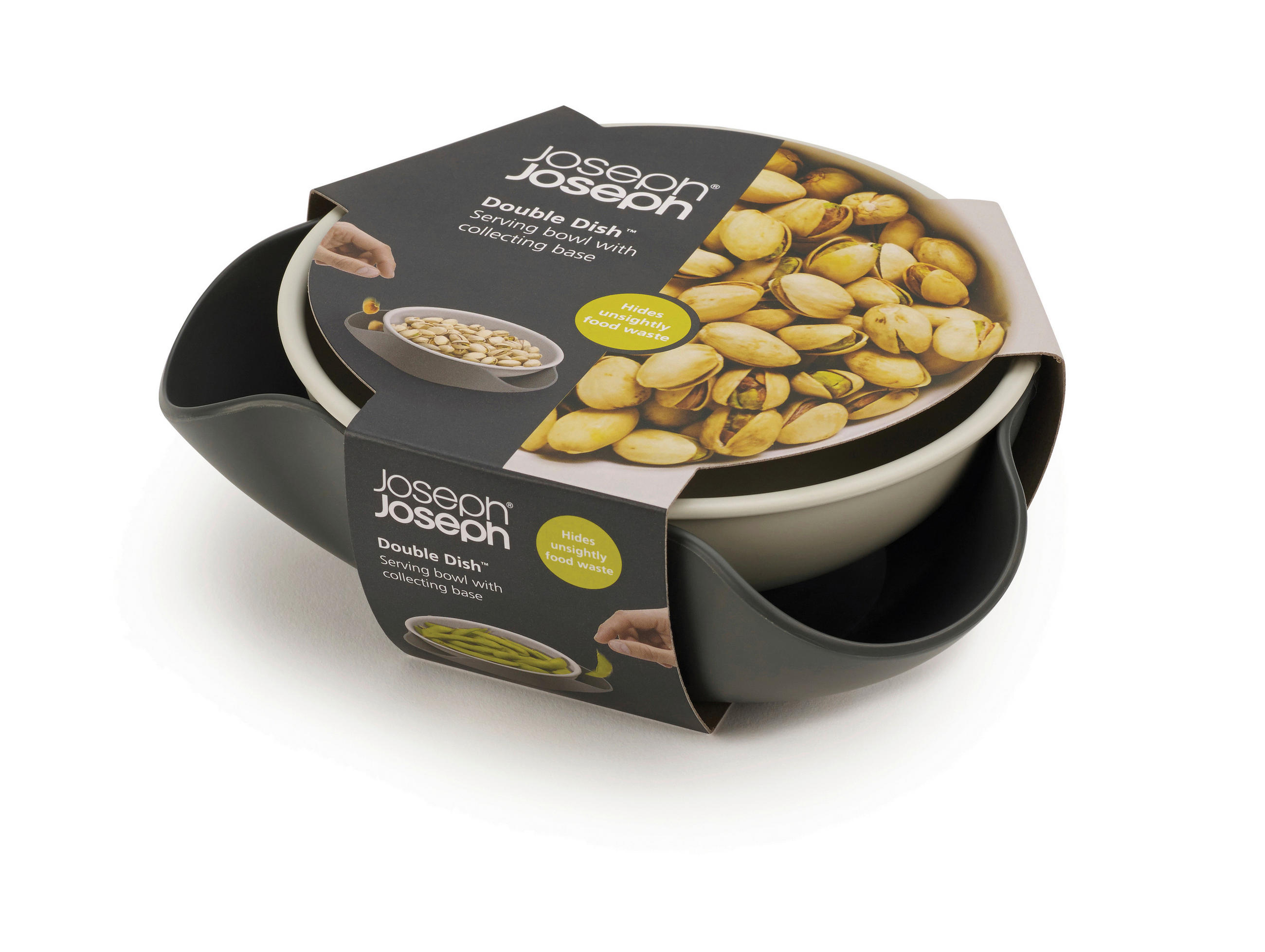 SET SKODELIC ZA PRIGRIZKE   umetna masa        18,5/6,5/16,5 cm  - temno siva/svetlo siva, Basics, umetna masa (18,5/6,5/16,5cm) - Joseph Joseph