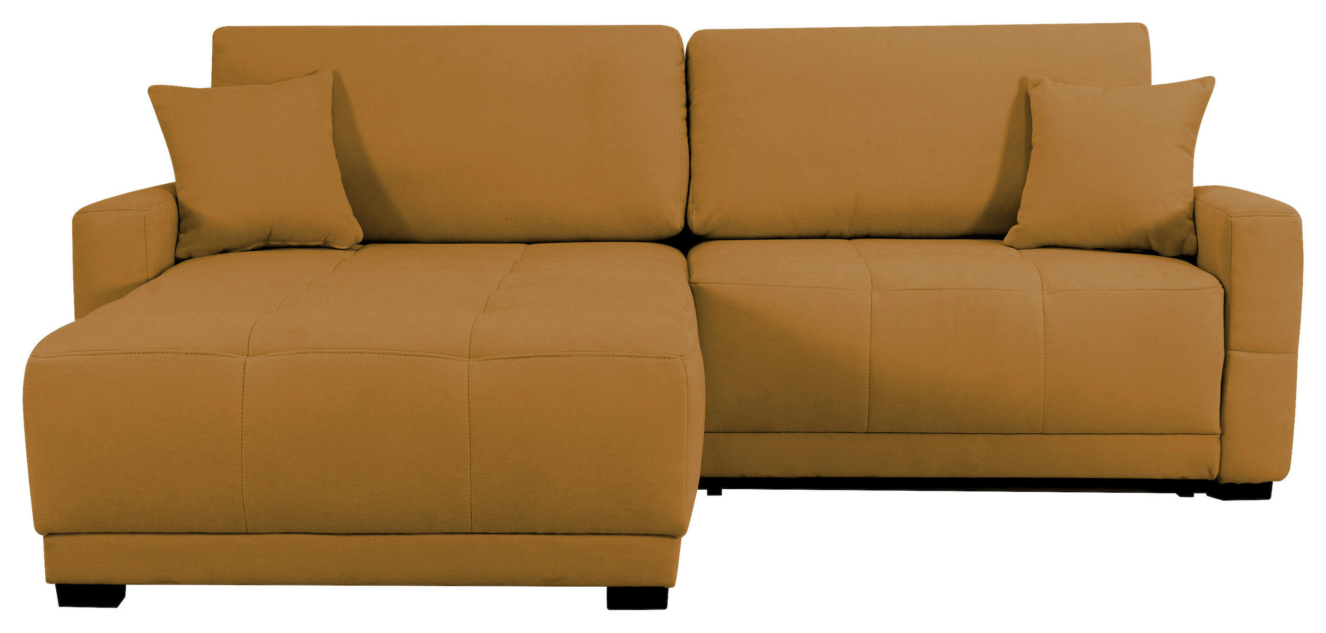 ECKSOFA Gelb Chenille, Struktur  - Gelb, Design, Textil (237/186cm) - MID.YOU