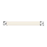 RÁÉPÍTHETŐ LÁMPA LED izzó  - krómszínű, Basics, műanyag (34/3,8 - 6,7/2,8cm)