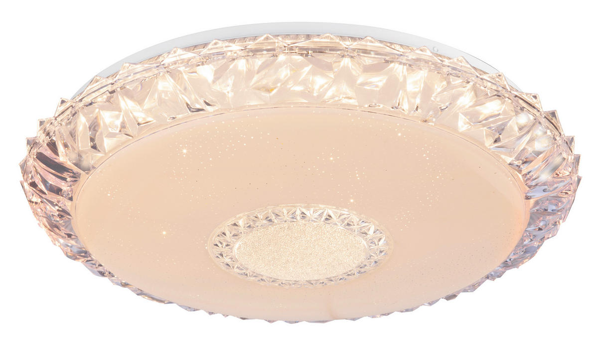 LED-TAKLAMPA 40 W 50/10 cm  - vit, Design, metall/plast (50/10cm) - Globo