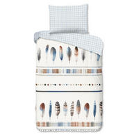 KINDERBETTWÄSCHE 140/200 cm  - Rostfarben/Multicolor, Basics, Textil (140/200cm)