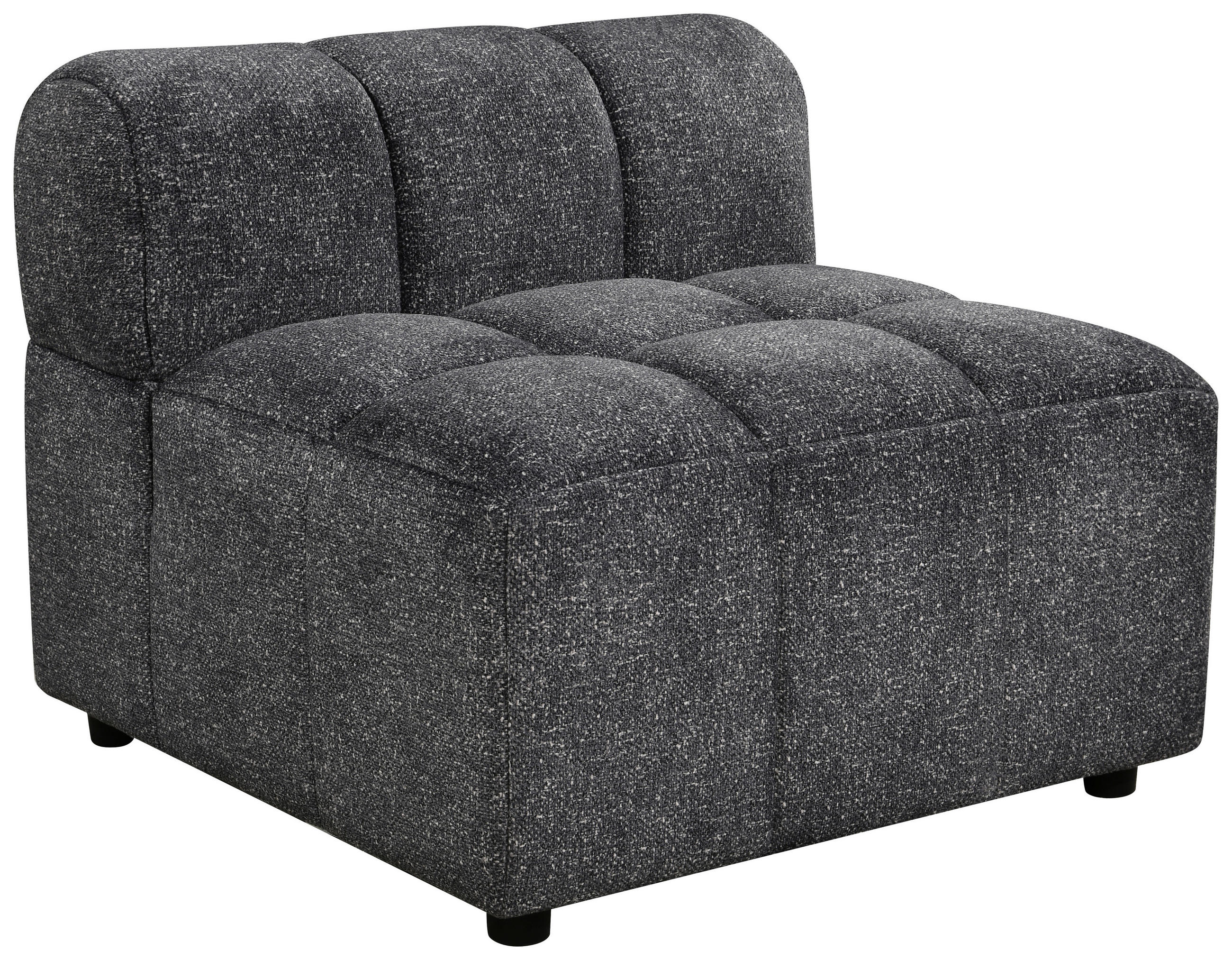 SOFAELEMENT Struktur  - Anthrazit/Schwarz, Design, Holz/Kunststoff (84/70/84cm) - MID.YOU