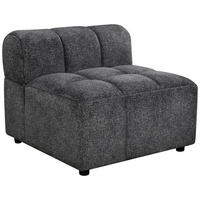 SOFAELEMENT Struktur  - Anthrazit/Schwarz, Design, Holz/Kunststoff (84/70/84cm) - MID.YOU