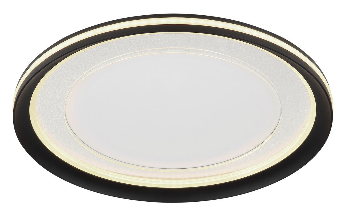 PLAFONIERĂ - alb/opal, Design, plastic/metal (41,5/6cm) - Globo