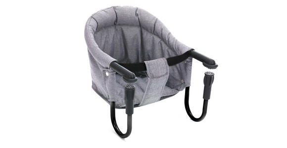 TISCHSITZ - Schwarz/Grau, Basics, Textil/Metall (45/36/30cm) - My Baby Lou