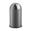 ABFALLSAMMLER PUSHBOY JUNIOR 22 L  - Graphitfarben, KONVENTIONELL, Kunststoff/Metall (35/63cm) - Wesco
