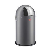 ABFALLSAMMLER PUSHBOY JUNIOR 22 L  - Graphitfarben, KONVENTIONELL, Kunststoff/Metall (35/63cm) - Wesco