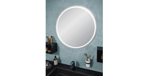 BADEZIMMERSPIEGEL 90/90/2,2 cm - Klar, Design, Glas (90/90/2,2cm) - Novel