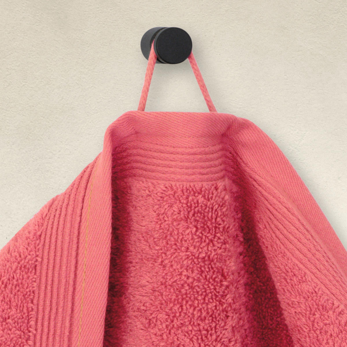 BADETUCH Superwuschel Koralle 100/160 cm  - Koralle, Basics, Textil (100/160cm) - Moeve