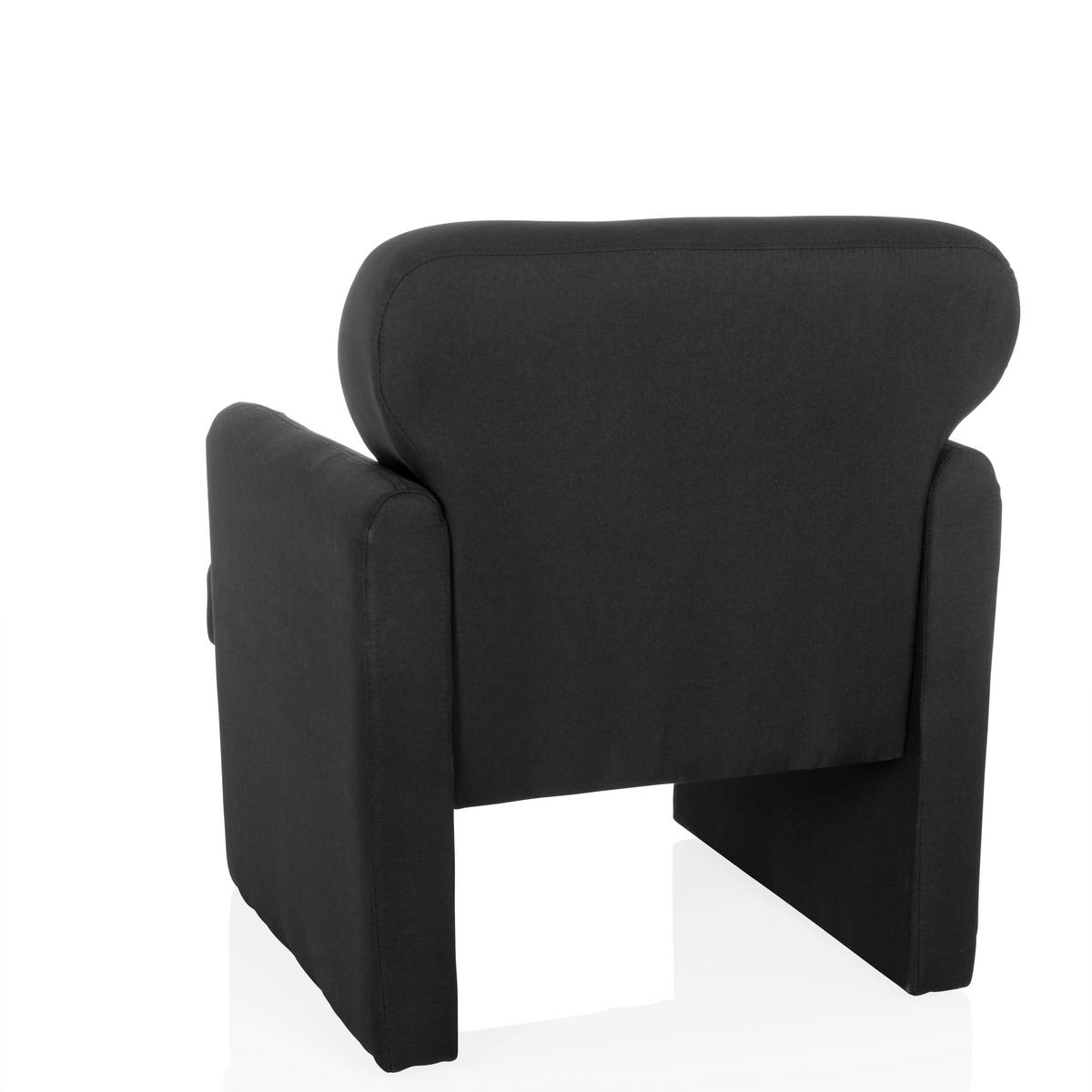 LOUNGEFÅTÖLJ  - svart, Modern, textil (66/77/74cm) - MID.YOU