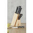 MESSERBLOCK Edelstahl 8-teilig - Silberfarben/Schwarz, Basics, Holz/Metall - Justinus MESSERBLOCK Edelstahl 8-teilig - Silberfarben/Schwarz, Basics, Holz/Metall - Justinus