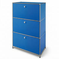REGAL Blau  - Blau, Basics, Metall (75/120/40cm) - Floordirekt