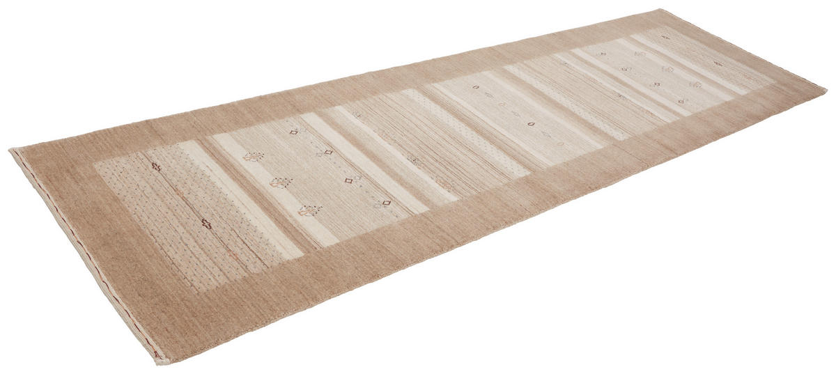 ORIENTTEPPICH 80/300 cm Savannah Loribaf Braun, Beige  - Beige/Braun, LIFESTYLE, Textil (80/300cm) - Cazaris