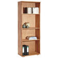 AKTENREGAL Kernbuche massiv Kernbuche  - Buchefarben/Kernbuche, Design, Holz (73/189/38cm) - Carryhome
