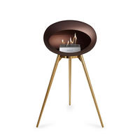 LE FEU DOME KAMIN NA ETANOL - mokka, Basics, metal (59/68/106cm)