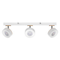 LED-DECKENLEUCHTE 49,8/9/10,8 cm   - Weiß, Design, Holz/Kunststoff (49,8/9/10,8cm) - Osram