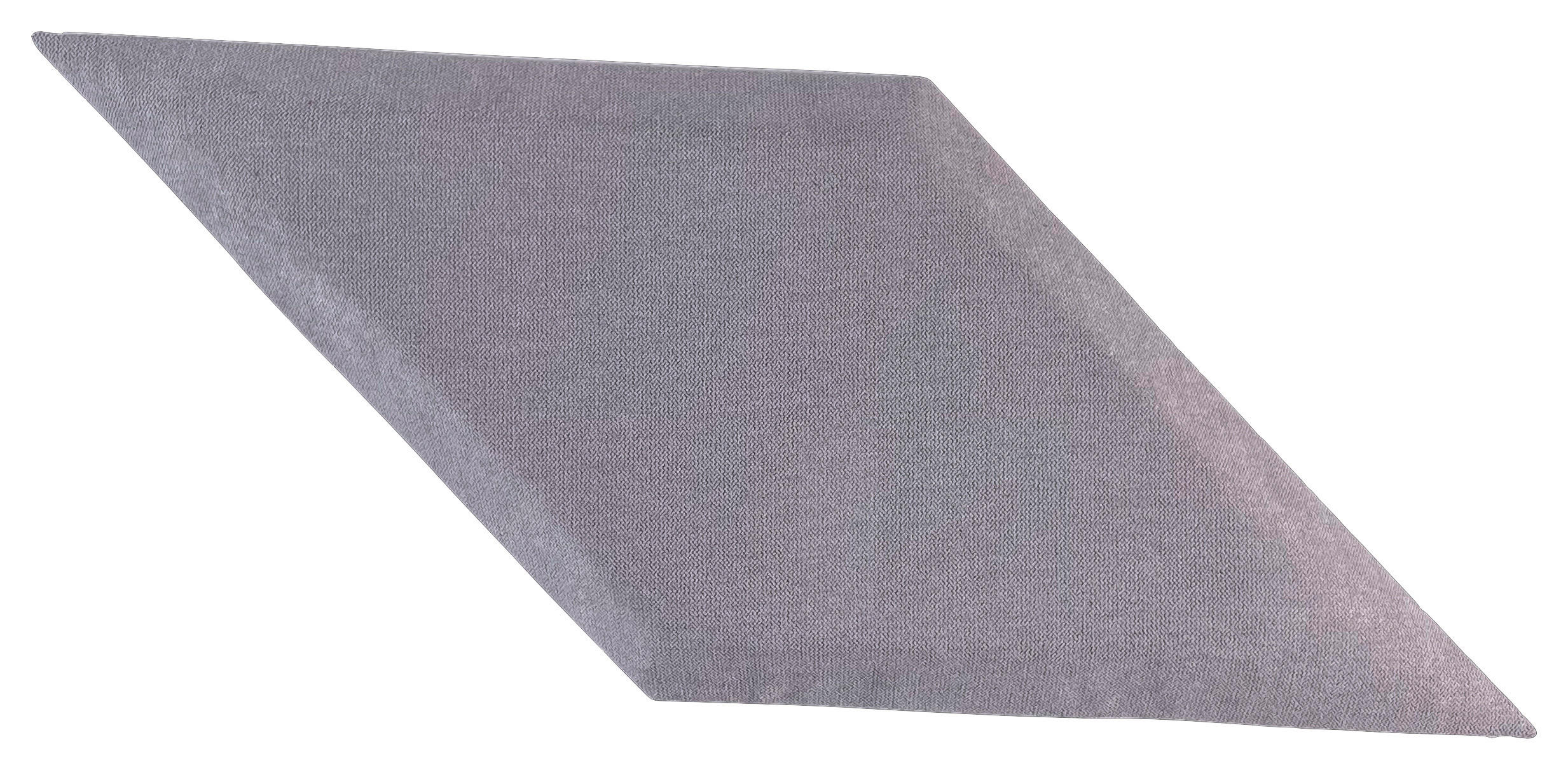 Wandpolster 2er-Set 35x25 cm Trapezförmig, Grau