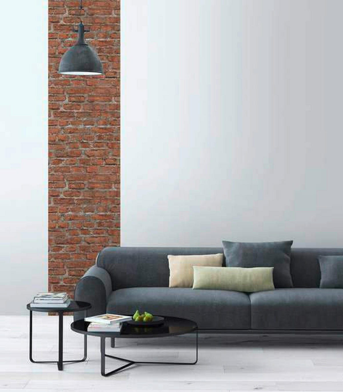 FOTOTAPETE  - Rostfarben, Design, Textil (52/250cm)