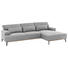 WOHNLANDSCHAFT in Textil Grau - Schwarz/Grau, MODERN, Textil/Metall (285/174cm) - Carryhome WOHNLANDSCHAFT in Textil Grau - Schwarz/Grau, MODERN, Textil/Metall (285/174cm) - Carryhome
