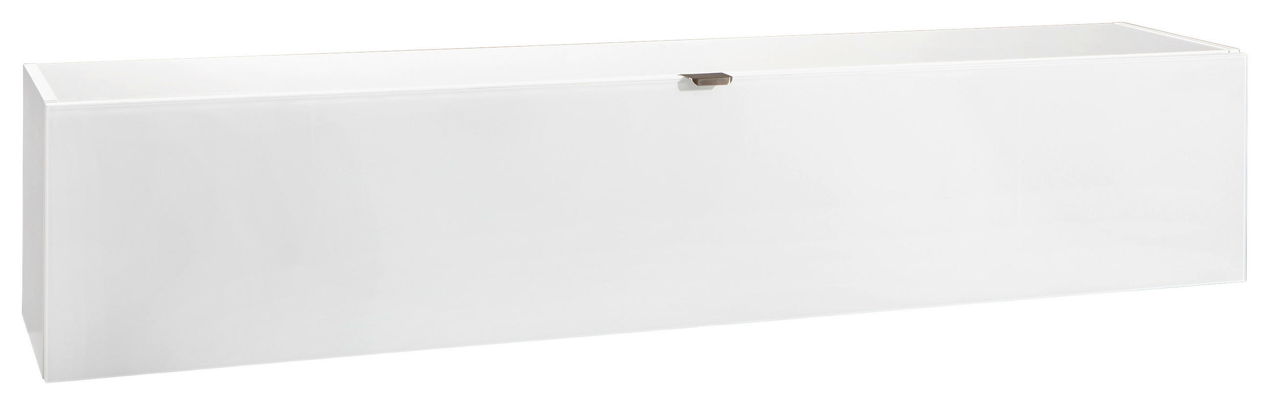 HÄNGEELEMENT Weiß  - Edelstahlfarben/Weiß, Design, Glas/Holzwerkstoff (164,6/32/29cm) - Hom`in