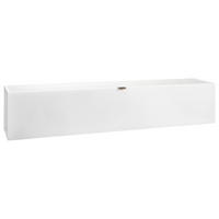 HÄNGEELEMENT in Weiss   - Weiss/Edelstahlfarben, Design, Glas/Holzwerkstoff (164,6/32/29cm) - Hom`in