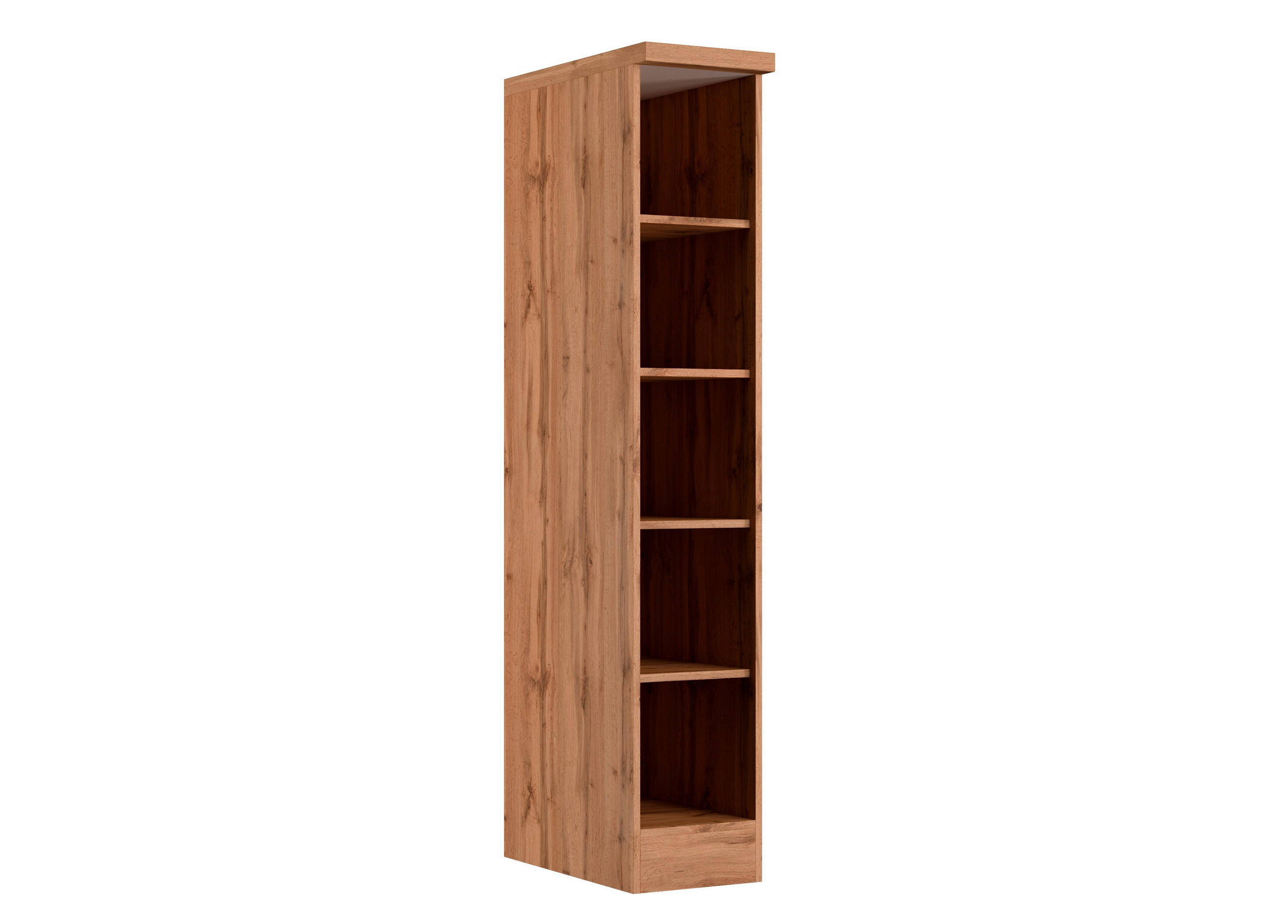 REGAL Eiche Wotan  - Eiche Wotan, Design, Holzwerkstoff (30/166/60cm) - Held