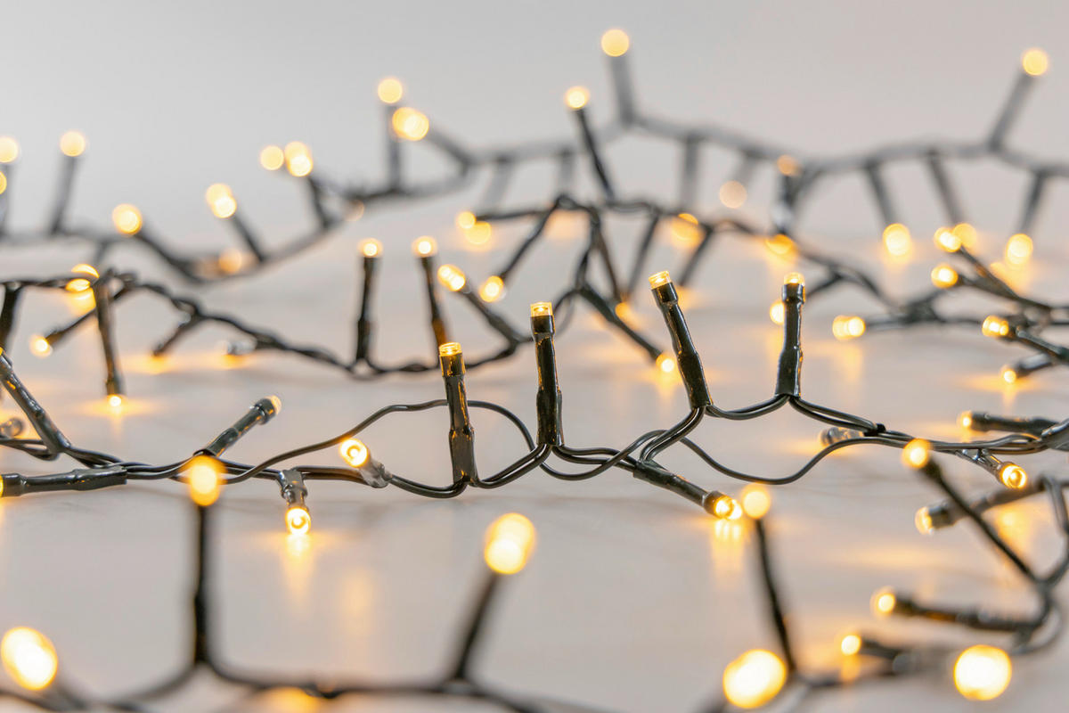 LICHTERKETTE 3400 cm  - Grün, KONVENTIONELL, Kunststoff (3400cm) - X-Mas