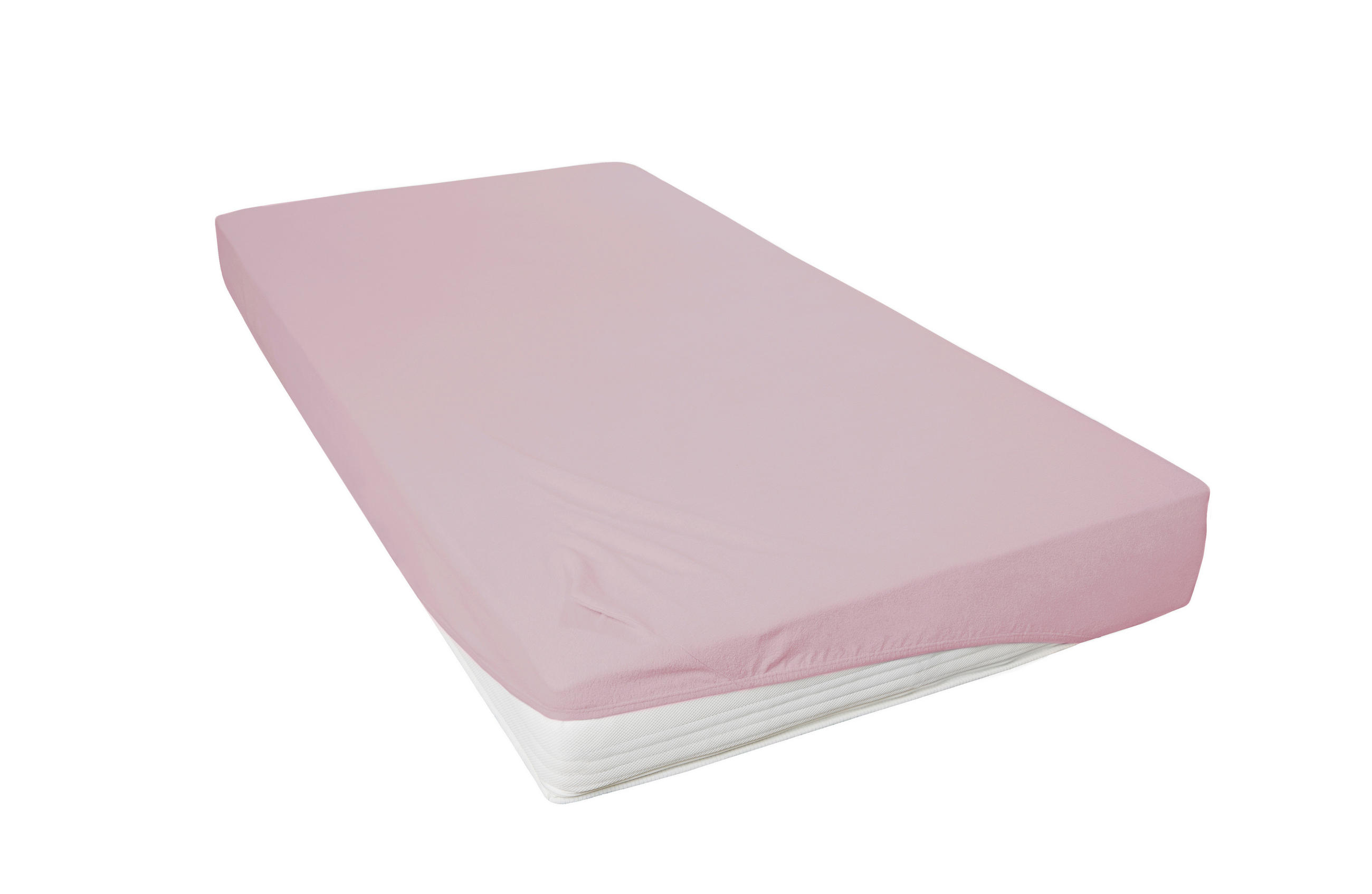 SPANNBETTTUCH Frottee 100/200 cm  - Mauve, Basics, Textil (100/200cm)
