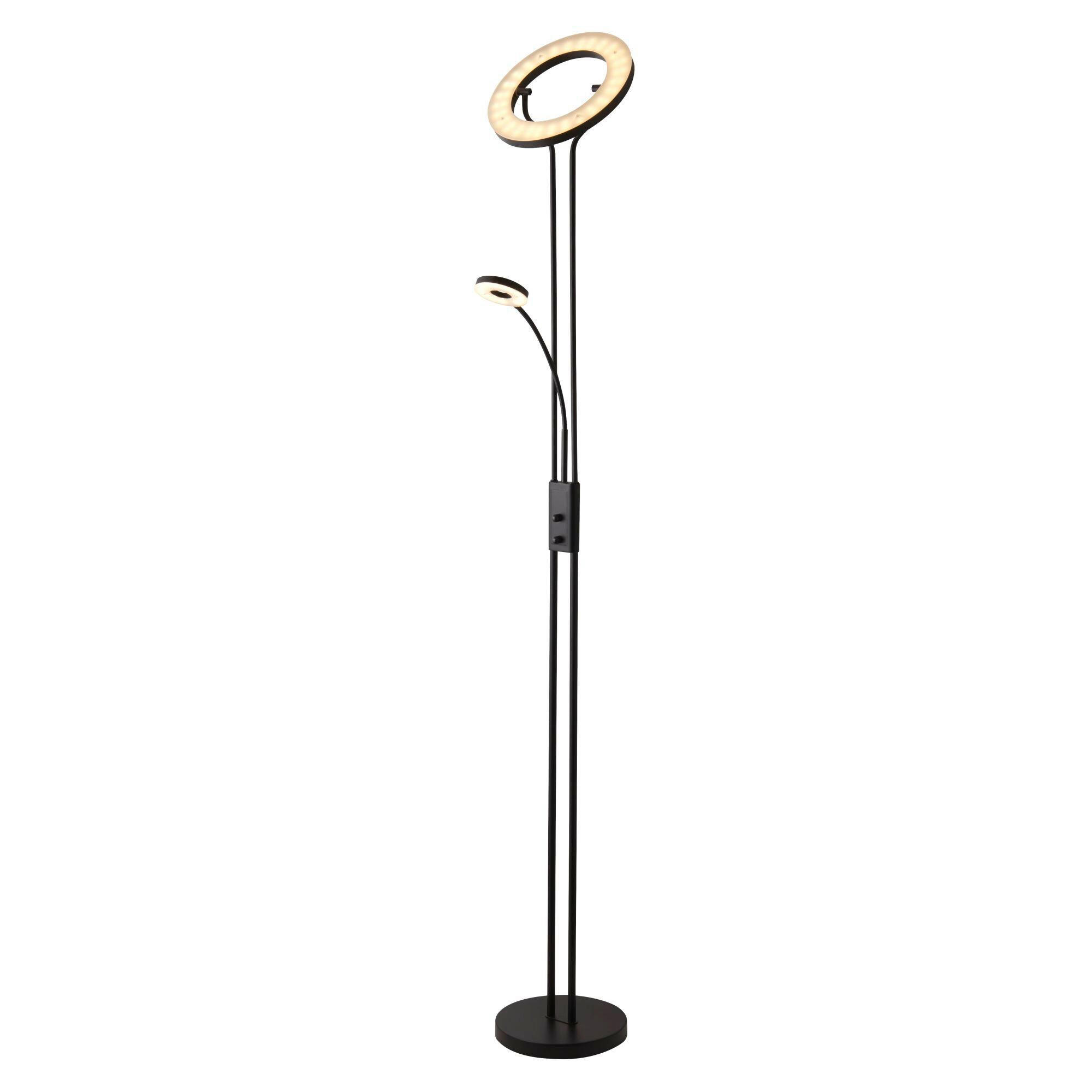 LED-DECKENFLUTER 28/180 cm    - Schwarz, Design, Kunststoff/Metall (28/180cm)