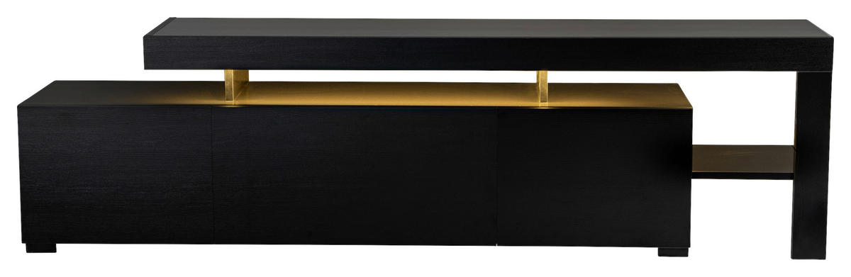 TV-ELEMENT - Schwarz, Modern, Holzwerkstoff (192/53/37cm) - MID.YOU