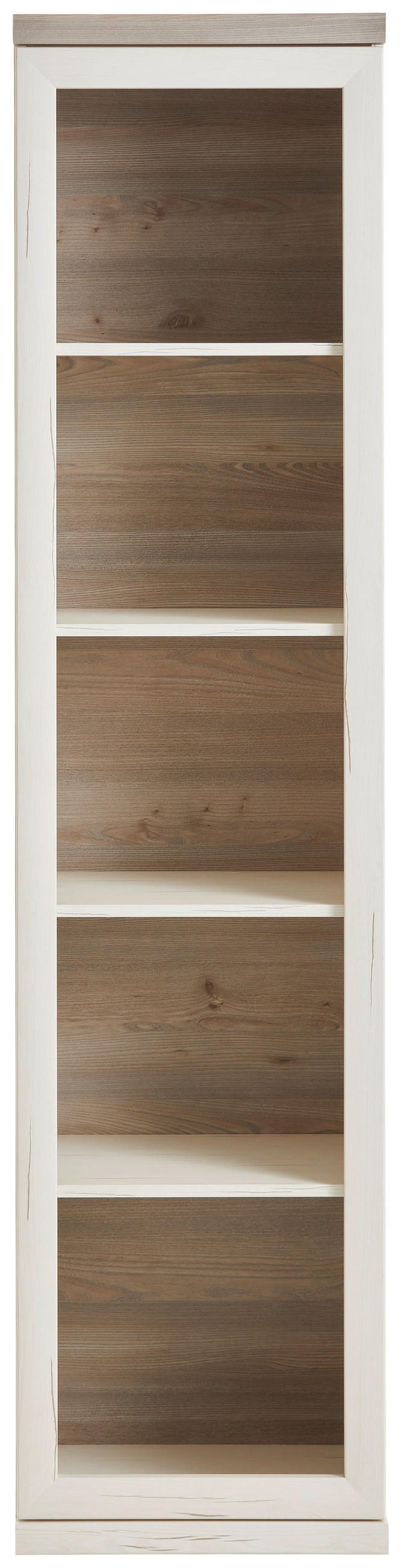 REGAL ZA DOKUMENTE  siva, bijela  - bijela/siva, Moderno, drvni materijal (50,6/209,2/43cm) - Hom`in