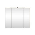 SPIEGELSCHRANK 80/64/20 cm  - Eichefarben/Silberfarben, KONVENTIONELL, Glas/Holzwerkstoff (80/64/20cm) - Xora