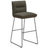 BARHOCKER in Metall, Textil Braun, Schwarz  - Schwarz/Braun, Design, Textil/Metall (51/107/59cm) - Dieter Knoll