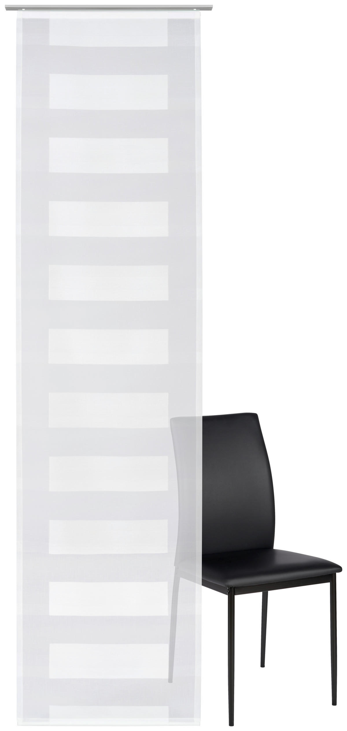 FLÄCHENVORHANG   halbtransparent  60/245 cm   - Weiß, Basics, Textil (60/245cm) - Dieter Knoll