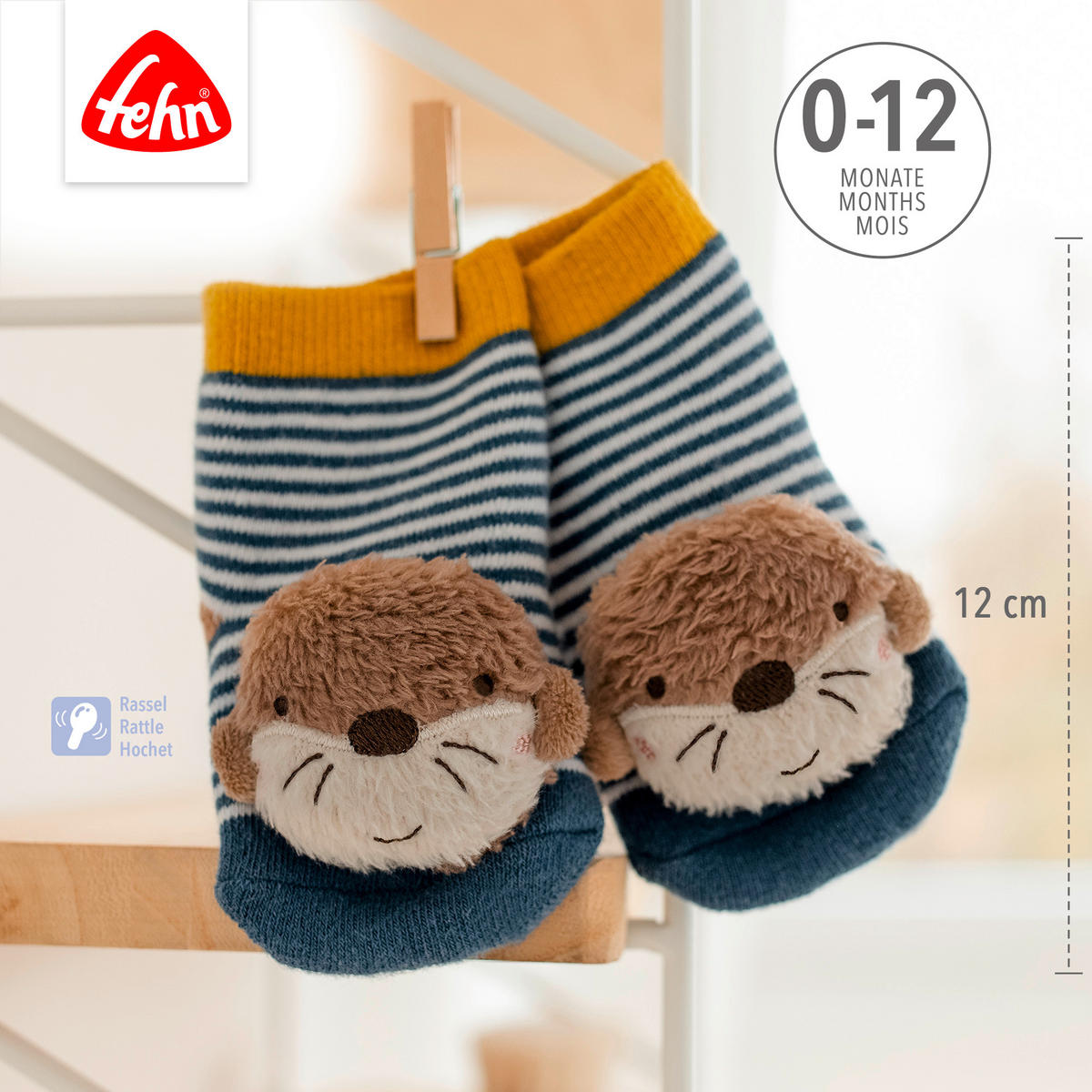 SOCKEN - Multicolor, Basics, Textil (11,2/14/3cm) - Fehn