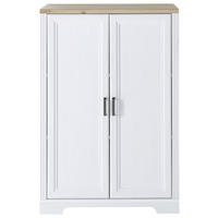 KOMMODE  in 86/127/38 cm  - Eiche Artisan/Pinienfarben, KONVENTIONELL, Holzwerkstoff/Metall (86/127/38cm) - Carryhome