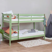 ETAGENBETT 90/200 cm Grün  - Naturfarben/Grün, MODERN, Holz (90/200cm) - MID.YOU