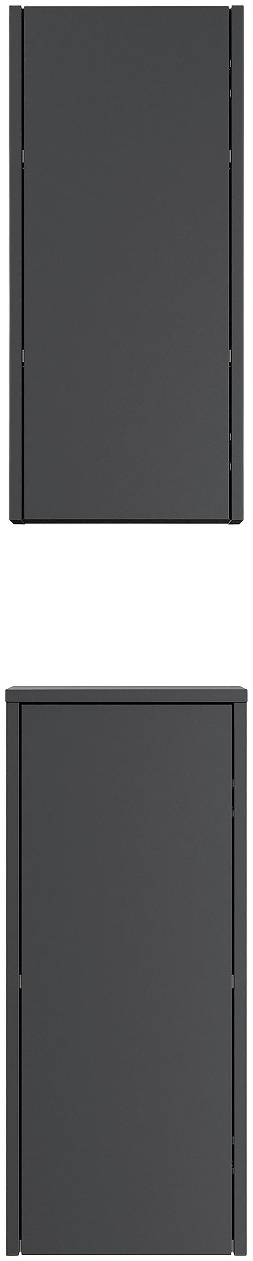 HÄNGESCHRANK  - Graphitfarben, MODERN, Holzwerkstoff - MID.YOU
