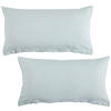 KISSENHÜLLEN-SET NIGIRI 40/80 cm  - Pastellblau, Basics, Textil (40/80cm) - Bio:Vio