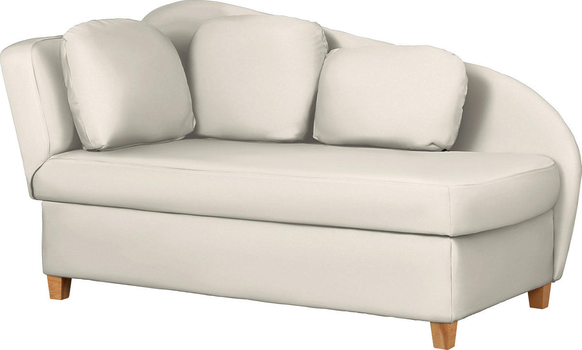 LIEGE in Chenille, Flachgewebe Creme  - Creme, Lifestyle, Holz/Textil (85/97/180cm) - Novel